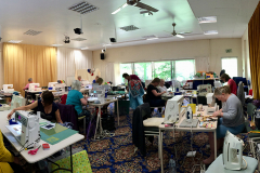 Guest Quilters Group at work in the Main Hall